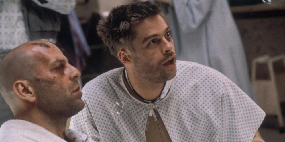 James and Jeffrey in a mental institution in 12 Monkeys (1995)