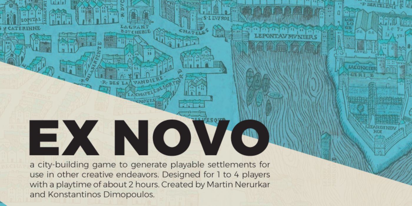 Cover image of the city building game Ex Novo