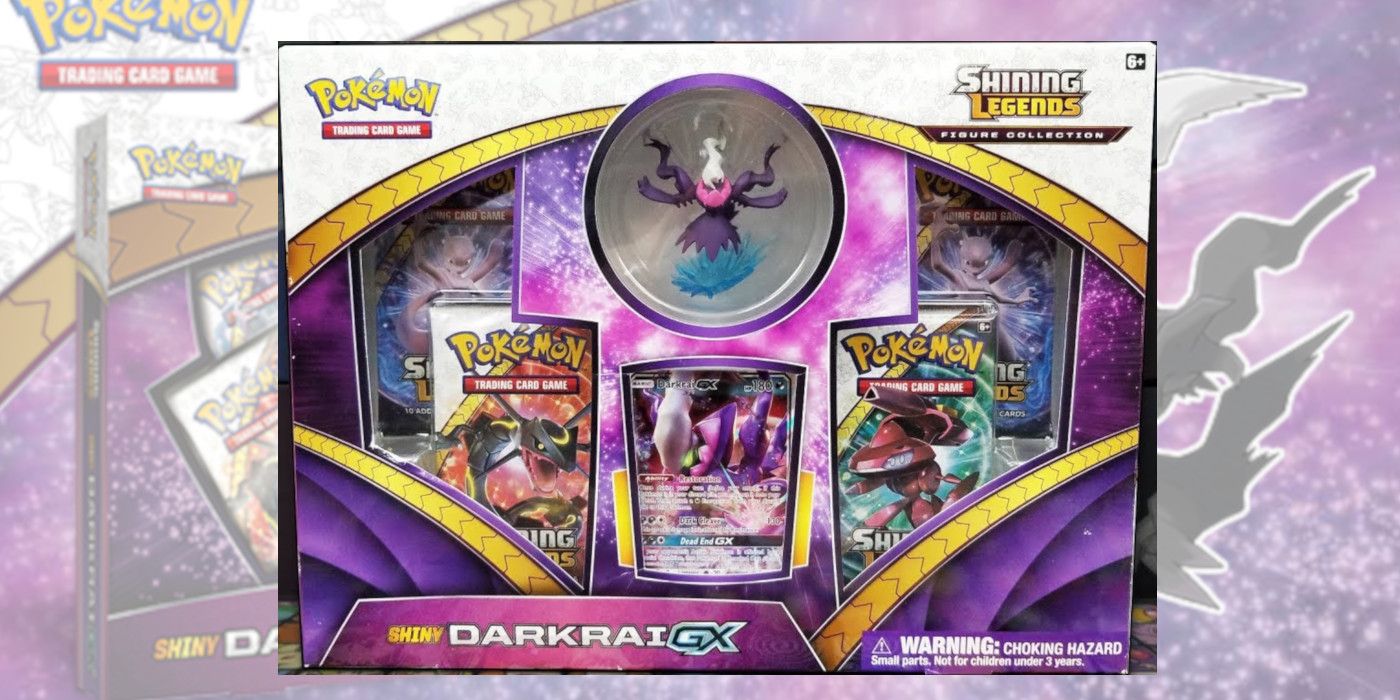 Pokémon TCG Shining Legend Darkrai Collection Box.