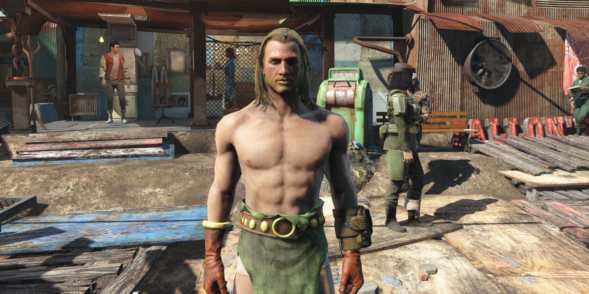 Conan the Barbarian-like Grognak costume in Fallout 4.