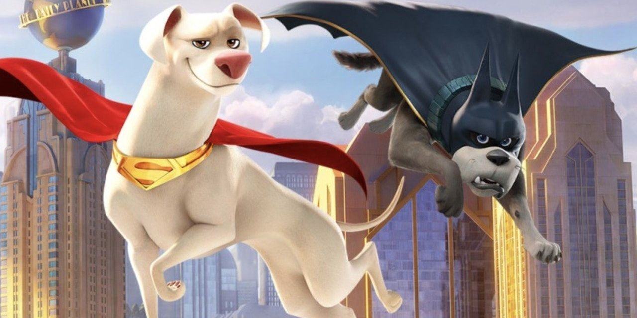 Krypto and Ace fly in DC Super Pet League