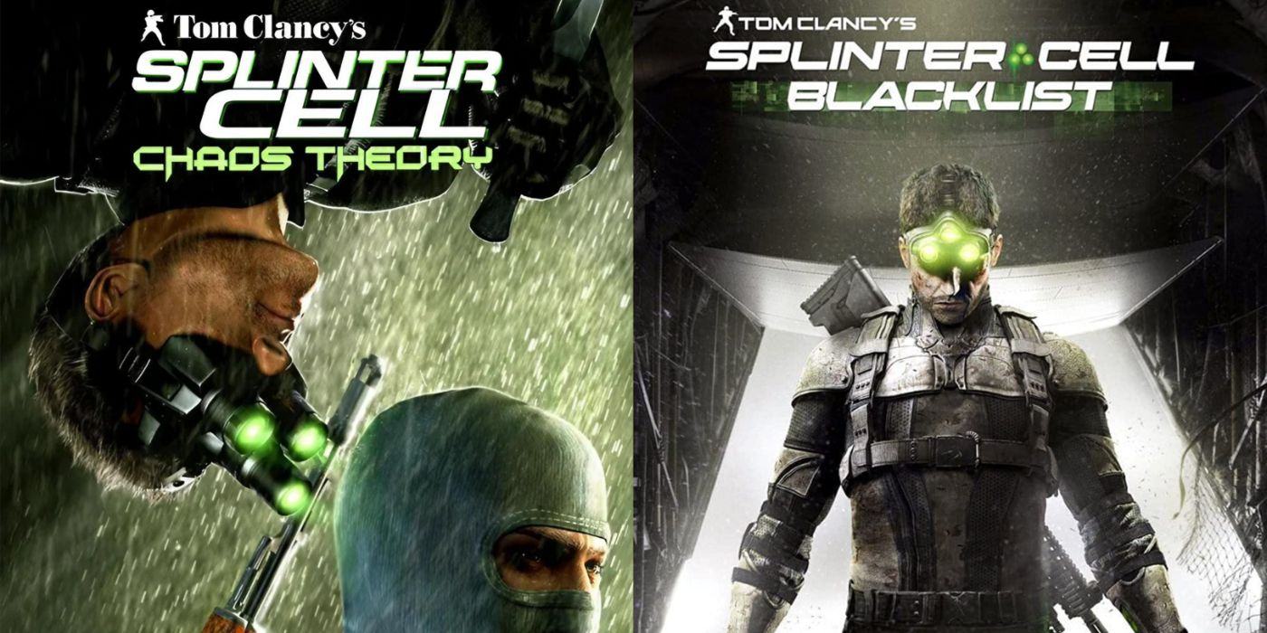 Splinter Cell: Chaos Theory and the debris image of The Blacklist.