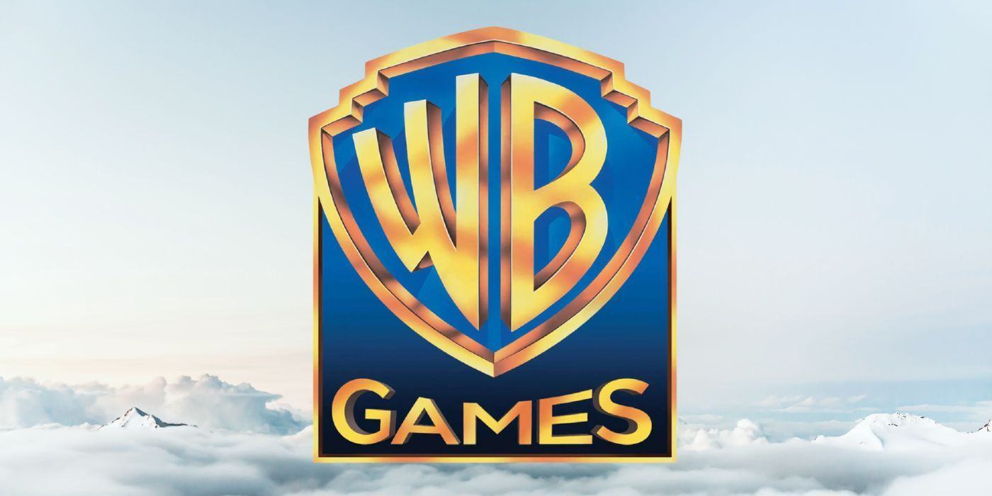 Warner Bros logo.  Games with sky and clouds background