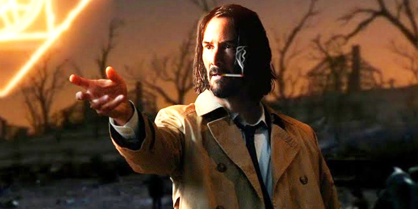 Constantine 2 fan trailer shows Keanu Reeves smoking a cigarette as John Constantine