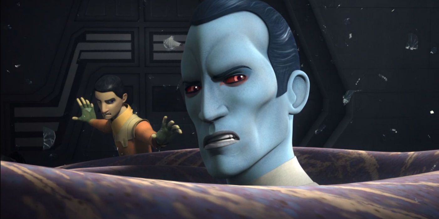 Ezra, Thrawn and Purrgils in the final installment of the Star Wars Rebels franchise.