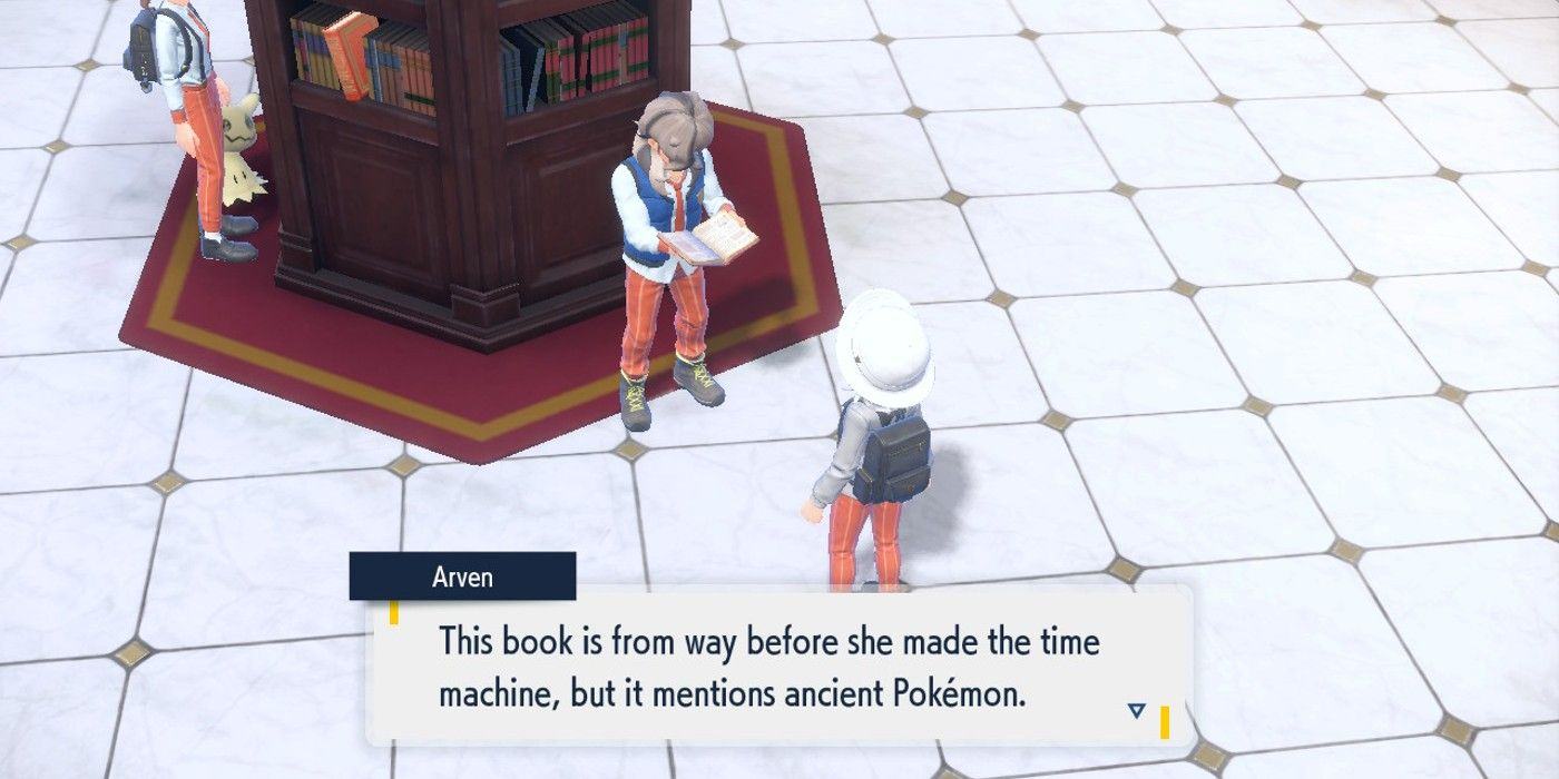 Arven commented on the inconsistency in Pokemon Origins Paradox in Pokemon Scarlet and Violet.