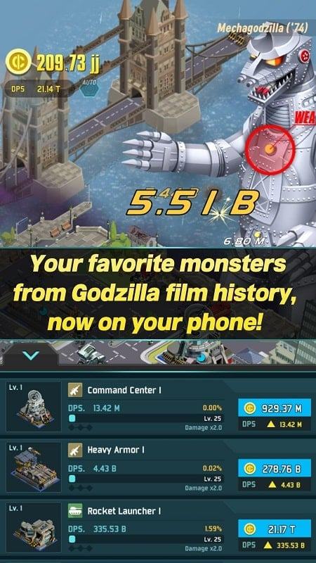 Godzilla Defender Free