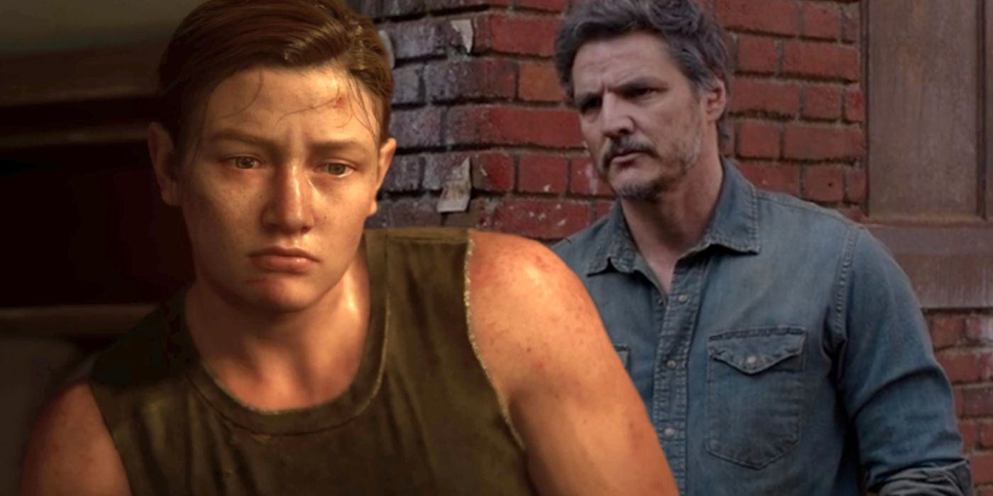 Joel from The Last of Us Episode 1 and Abby from The Last of Us Part 2