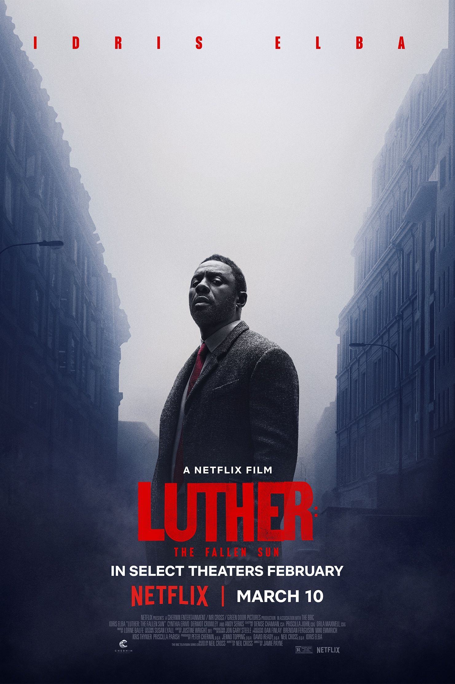 Luther's Falling Sun Netflix Poster