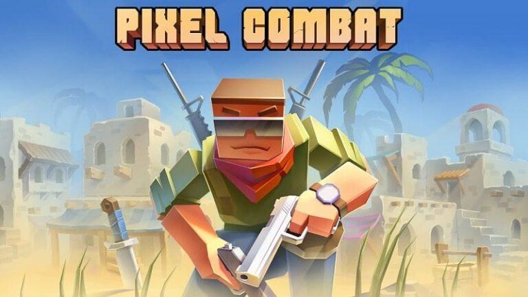 Pixel Combat MOD APK (MEGAMOD/Unlimited money, ammo, god mode) 5.0.6