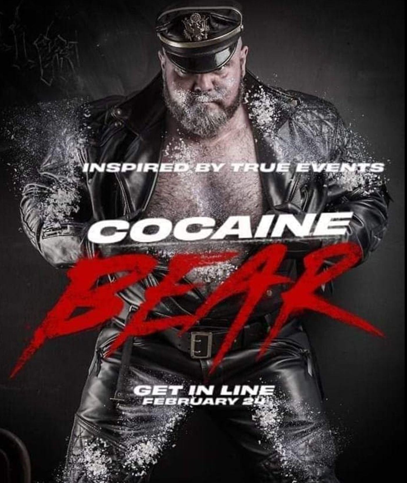 Cocaine Bear Twitter meme featuring Papa Bear