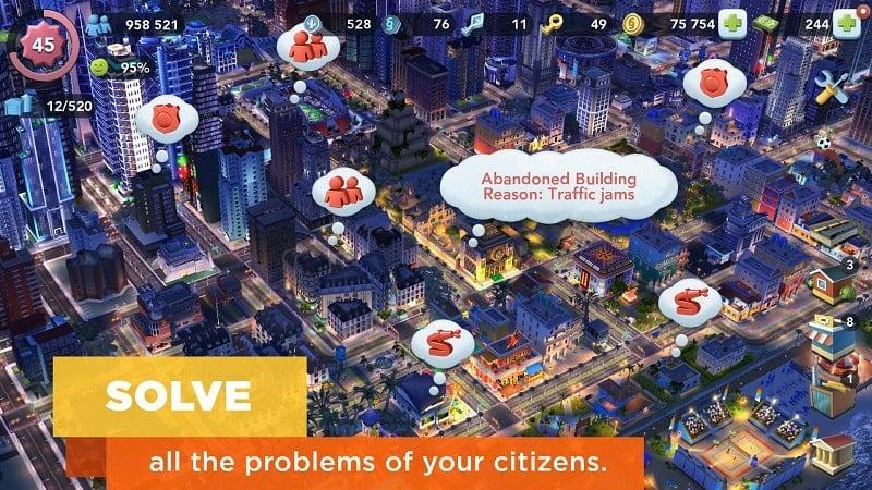 SimCity BuildIt mod for Android