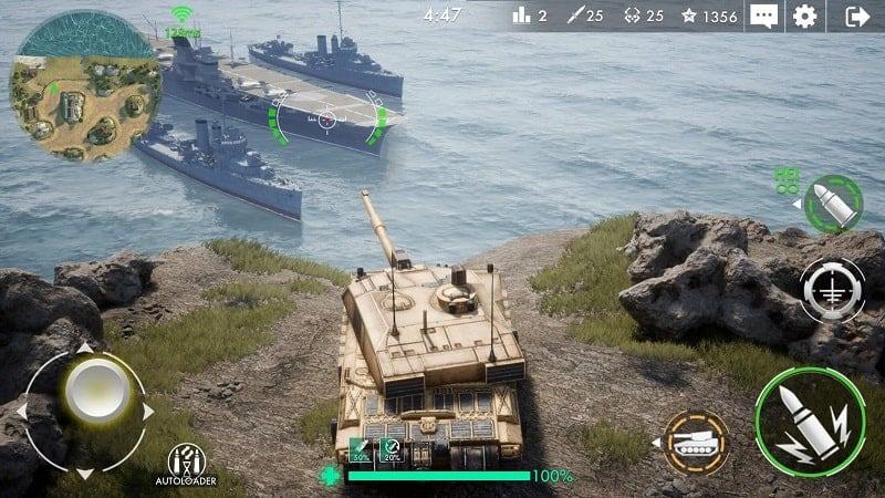 PvP Blitz game mod apk in tank battle