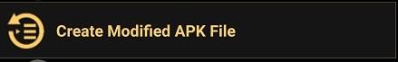 Generate Modified APK file