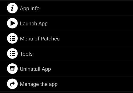 patch menu