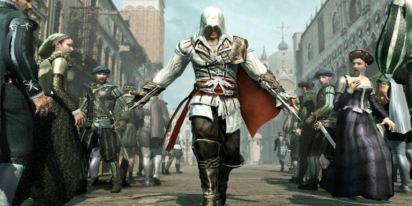 Ezio in the Assassin's Creed II scene 