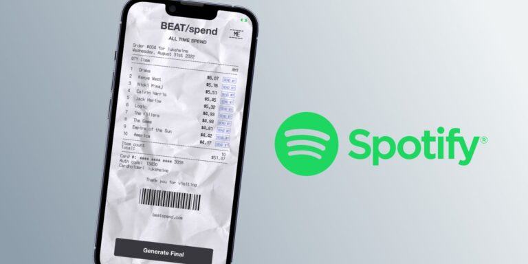 Beatspend For Spotify: How To Get A Receipt Of Your Favorite Artists