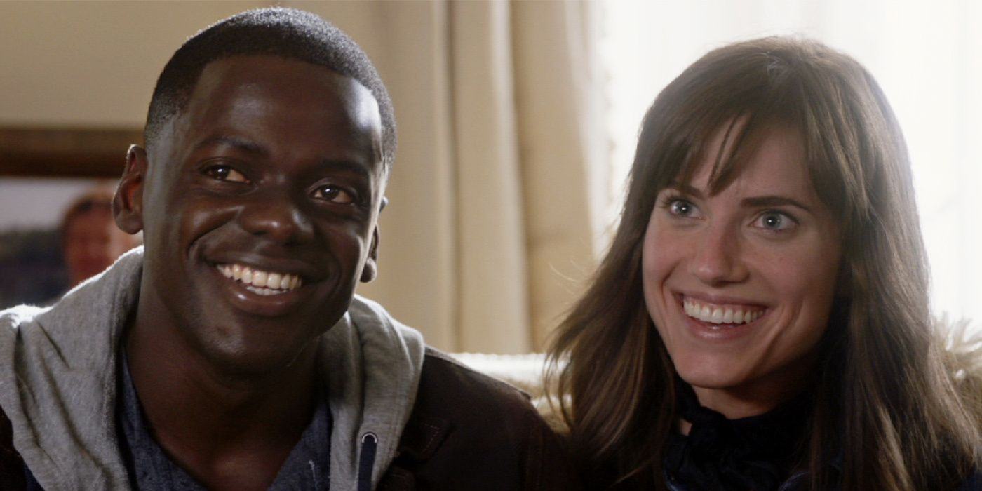 In Get Out, Chris and Ross sit on the couch