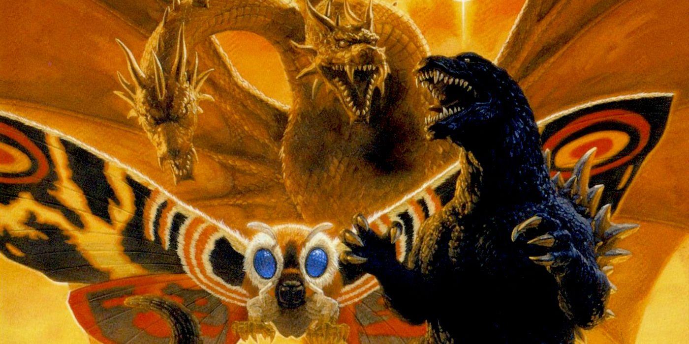 Godzilla Mothra and King Ghidorah