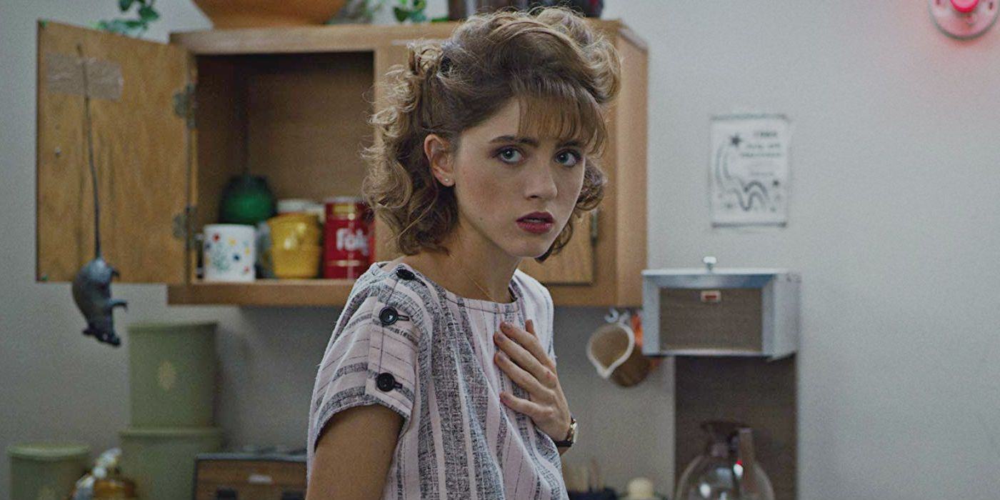 Nancy Wheeler at newspaper office in Stranger Things