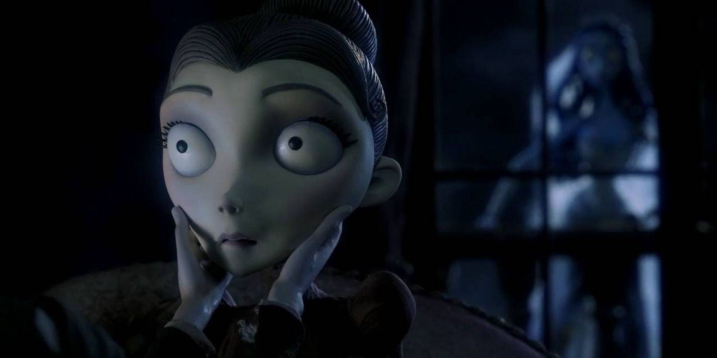 Victoria shows shock in Corpse Bride