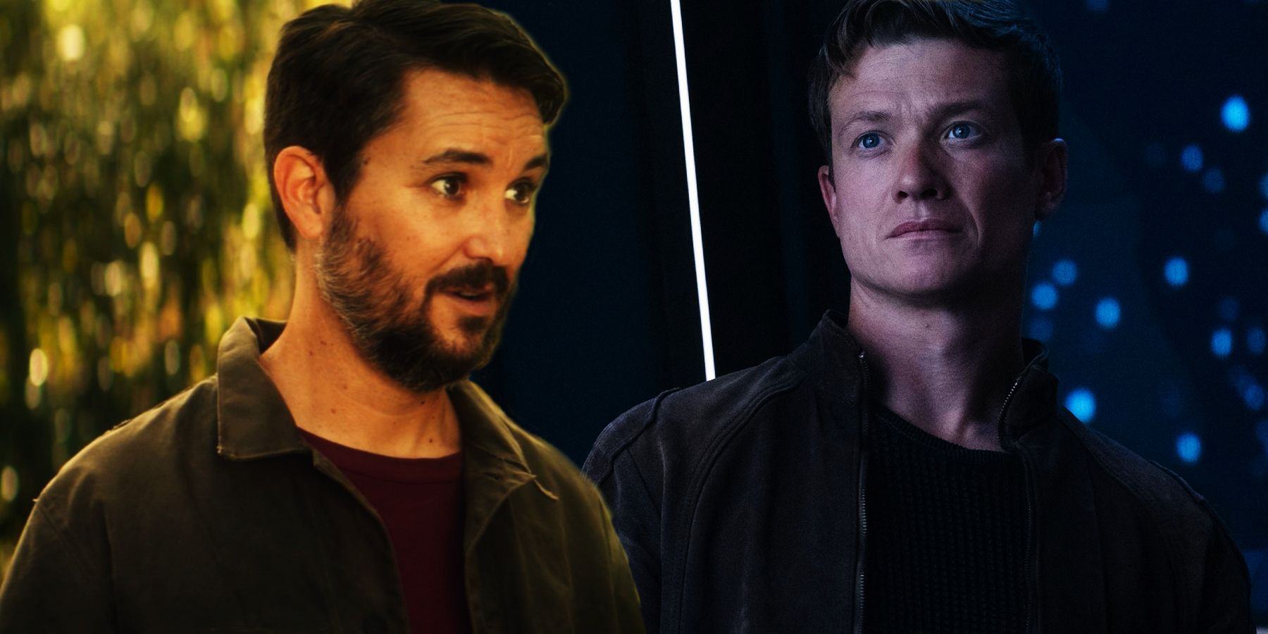 Wil Wheaton as Wesley Crusher, Ed Spiller as Jack Crusher in 'Star Trek: Picard'