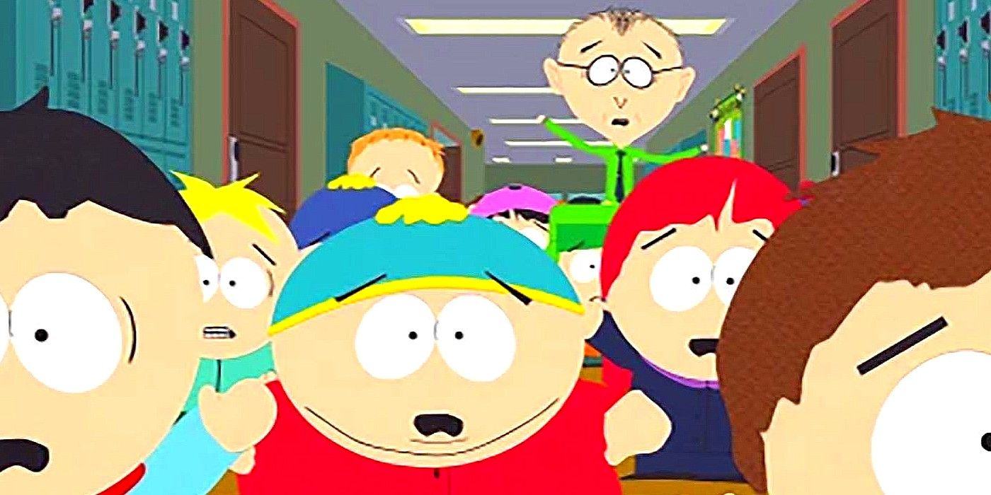 South Park The Streaming Wars Mr. McGee and the kids run