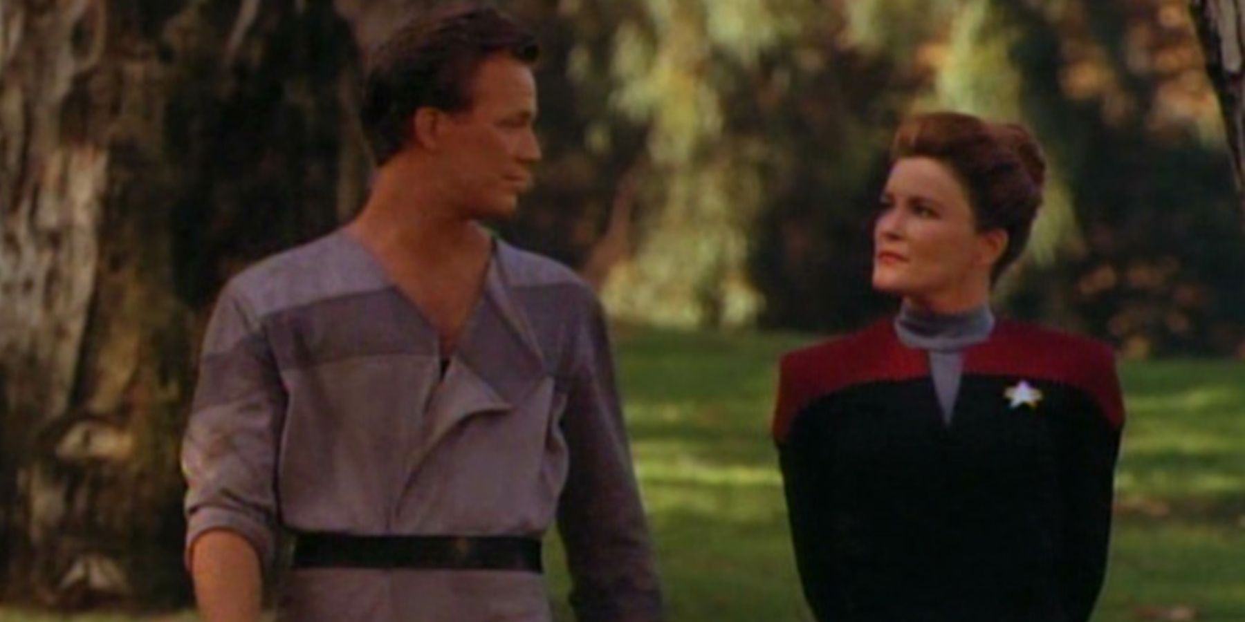 Captain Janeway recruits Tom Parish in Journey Part 1