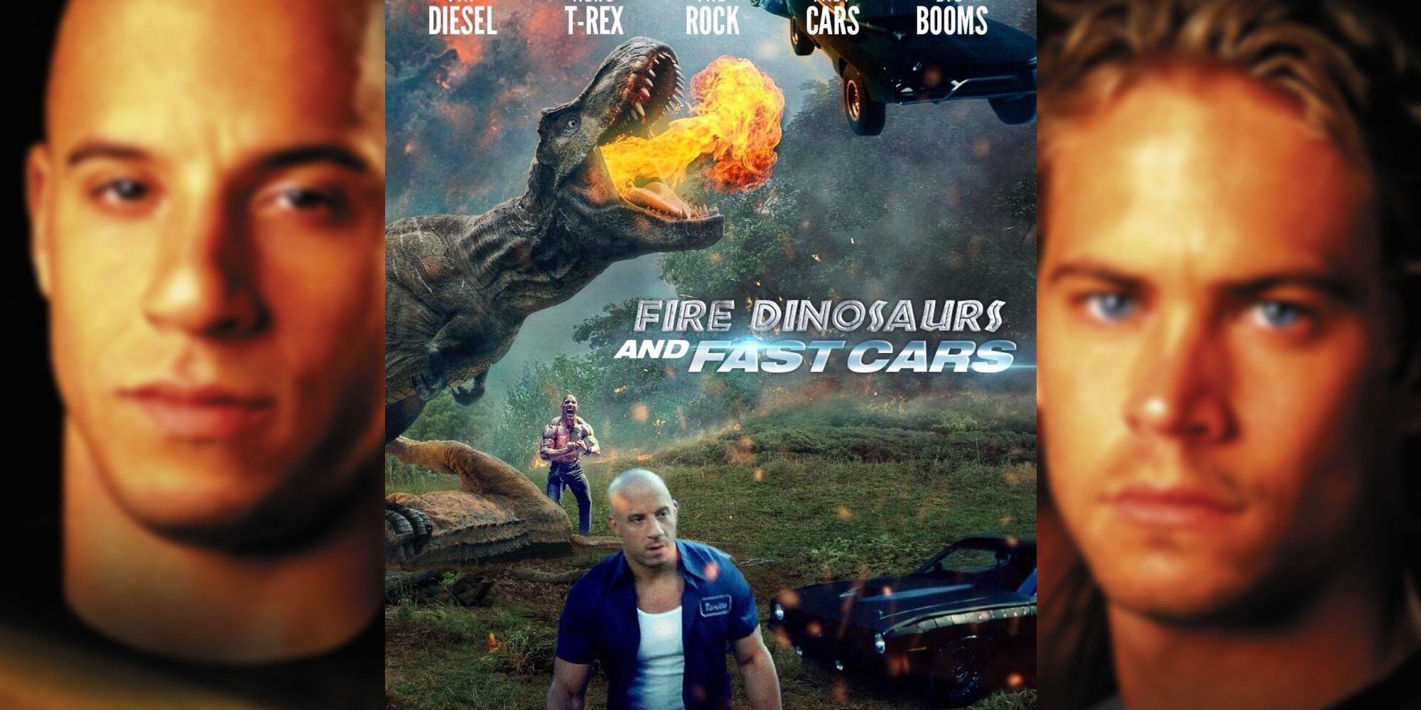 The Fast and the Furious and the Dinosaurs Meme