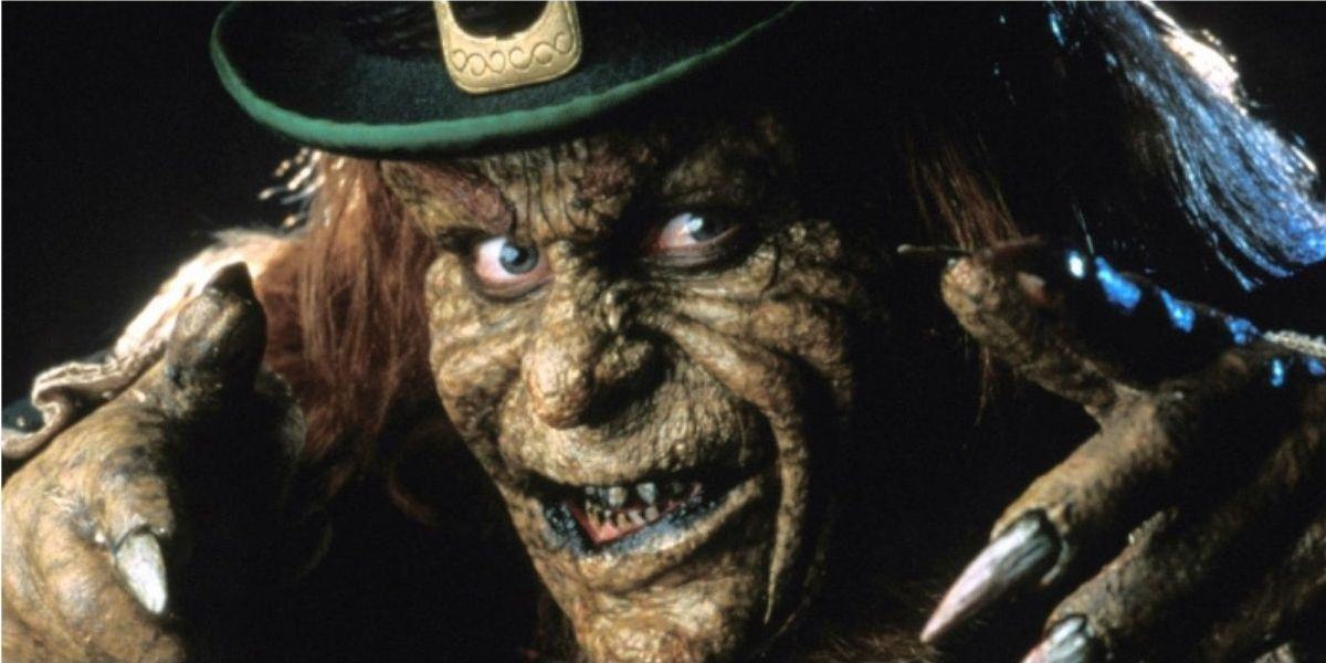 Leprechaun grinning