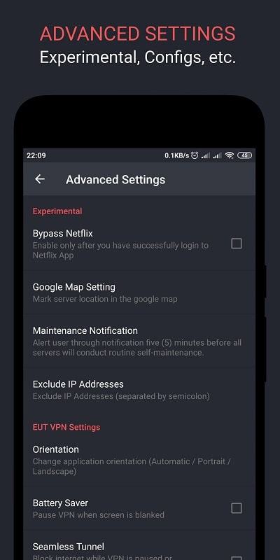 EUT VPN Android Module