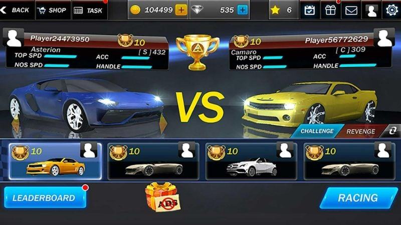 3d street racing android