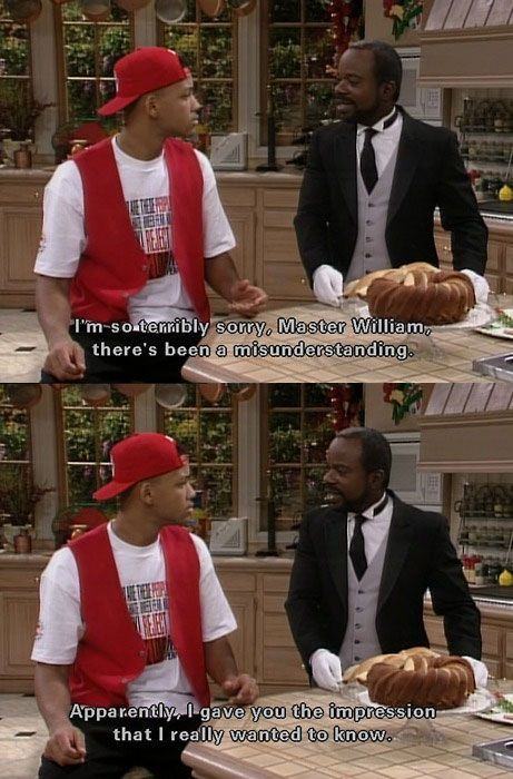 Butler Burns Meme Fresh Prince of Bel Air