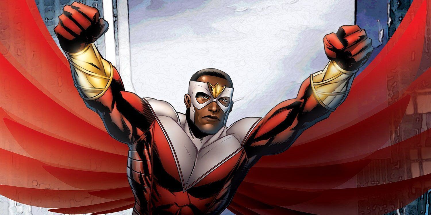 Sam Wilson as the Falcon in Marvel Comics