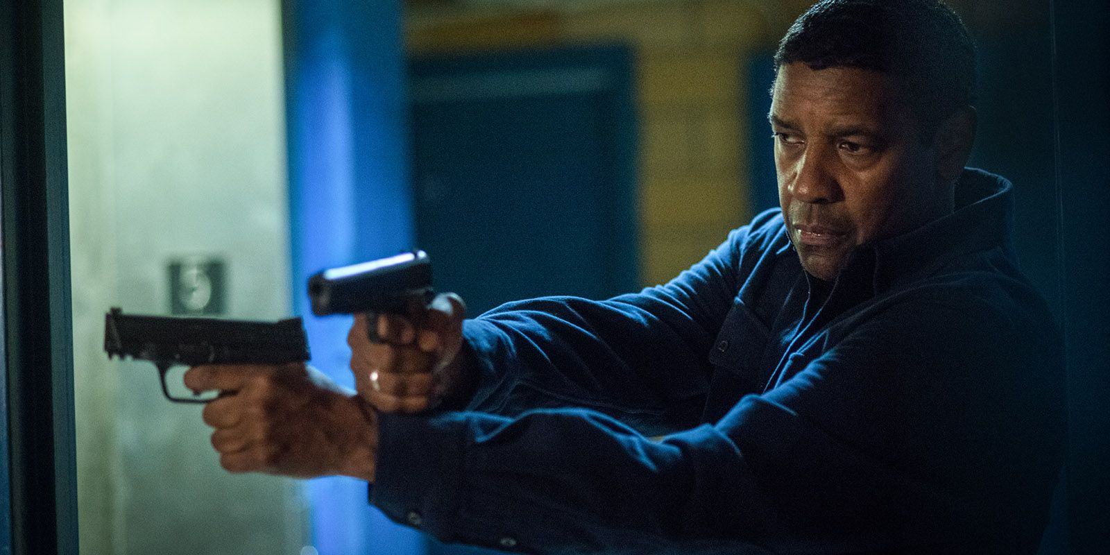 Denzel Washington wields two guns in The Equalizer 2