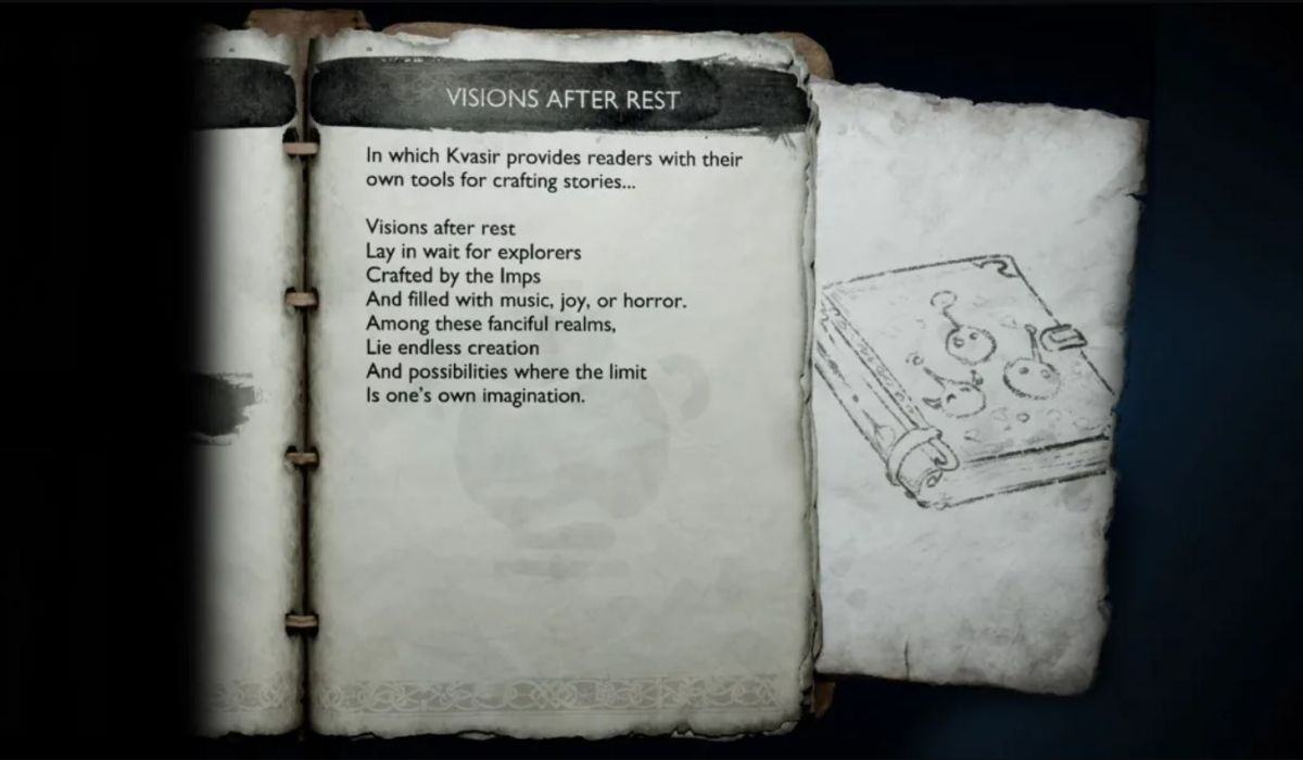 Kvasir's poem in Ragnarok refers to dreams