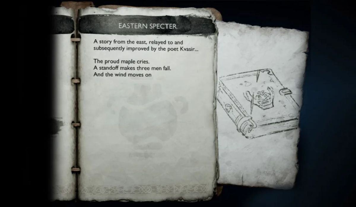 Kvasir's poem in Ragnarok refers to the Ghost of Tsushima