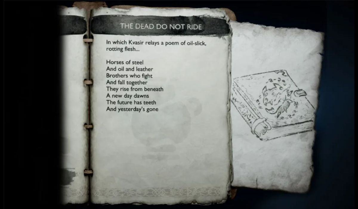 Kvasir's poem in Ragnarok quotes bygone days