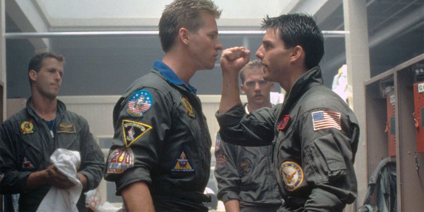 Top Guns Val Kilmer Maverick & Tom Cruise