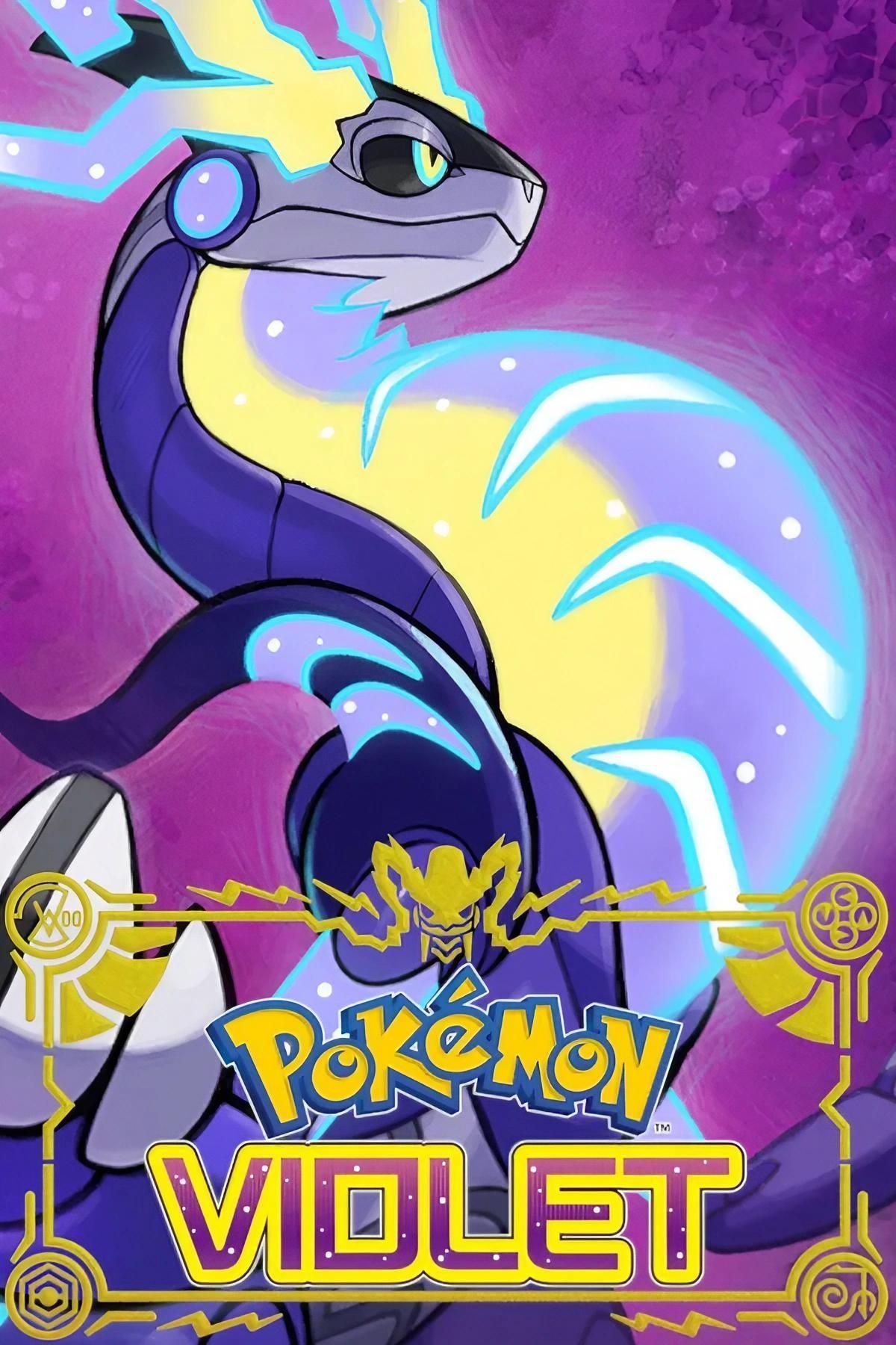 purple pokemon poster