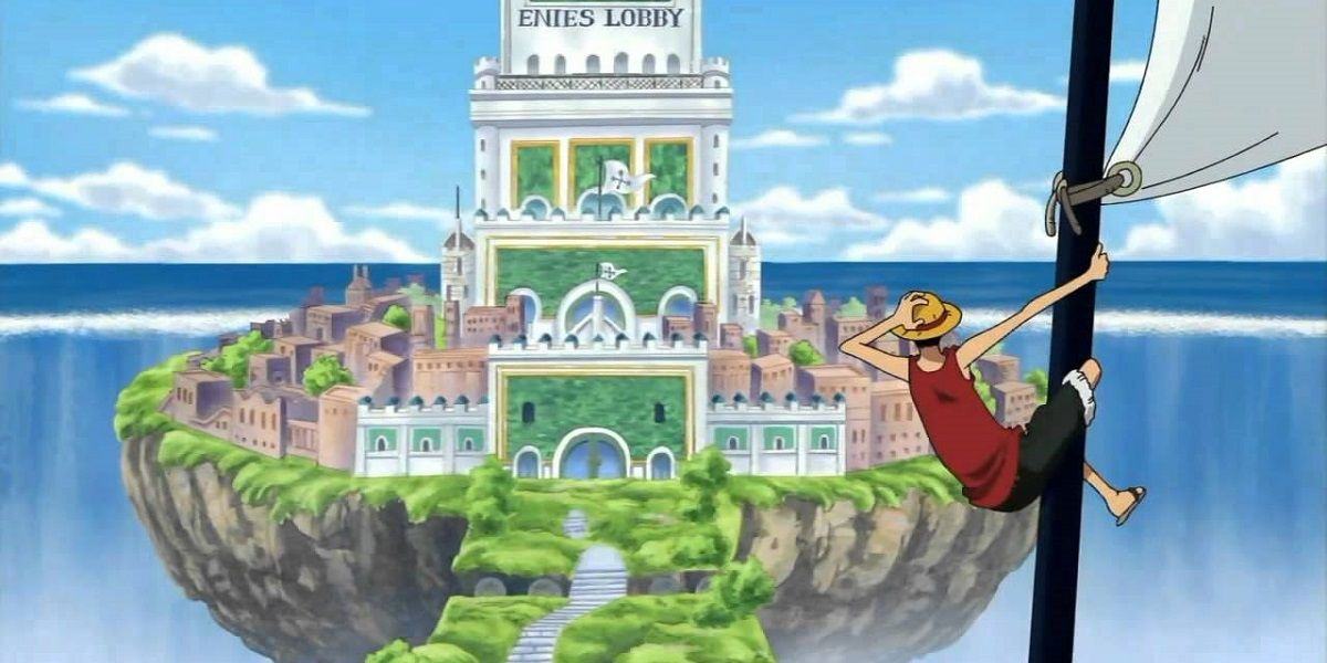 Still image from One Piece Enies Lobby Arc