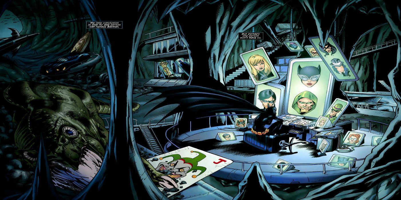 Batman's Batcave in the 1990s