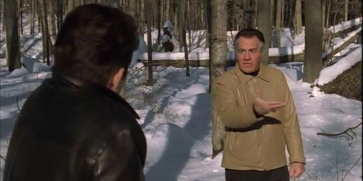 Paulie Walnuts and Chris Pine Barrens in The Sopranos