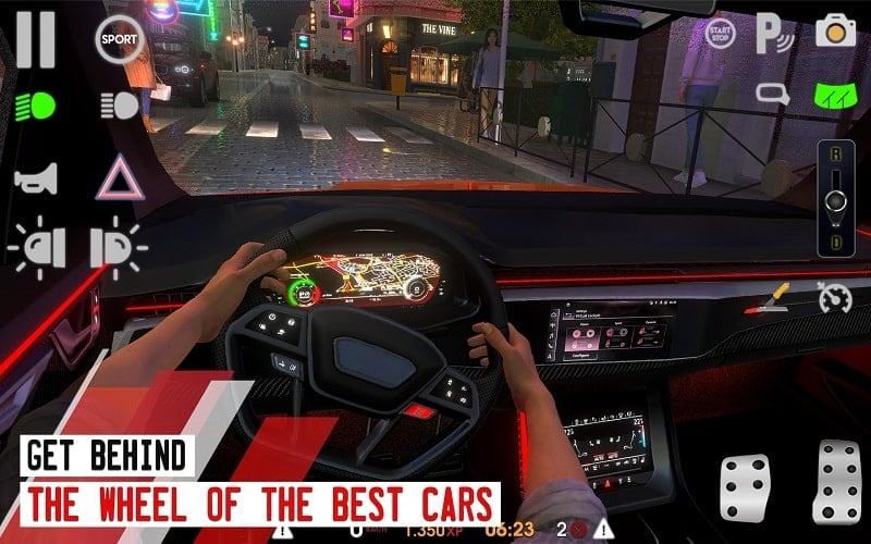 Download the driving school simulation module