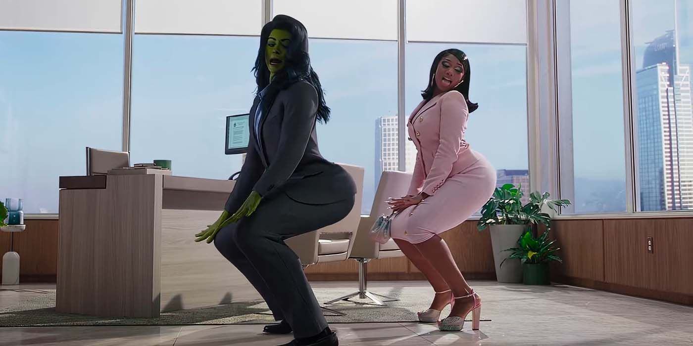 She-Hulk does twerks with Megan Thee Stallion