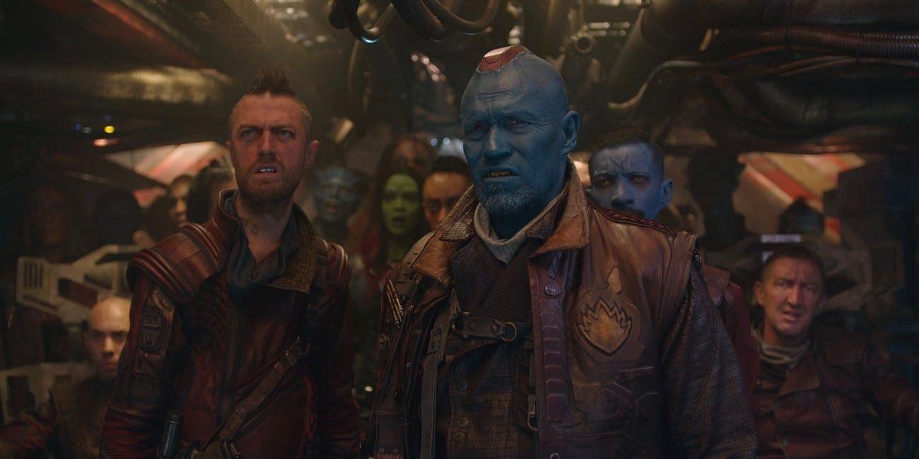 Yondu and Kraglin hear Rob Zombie as the Marauder in Guardians of the Galaxy Vol.