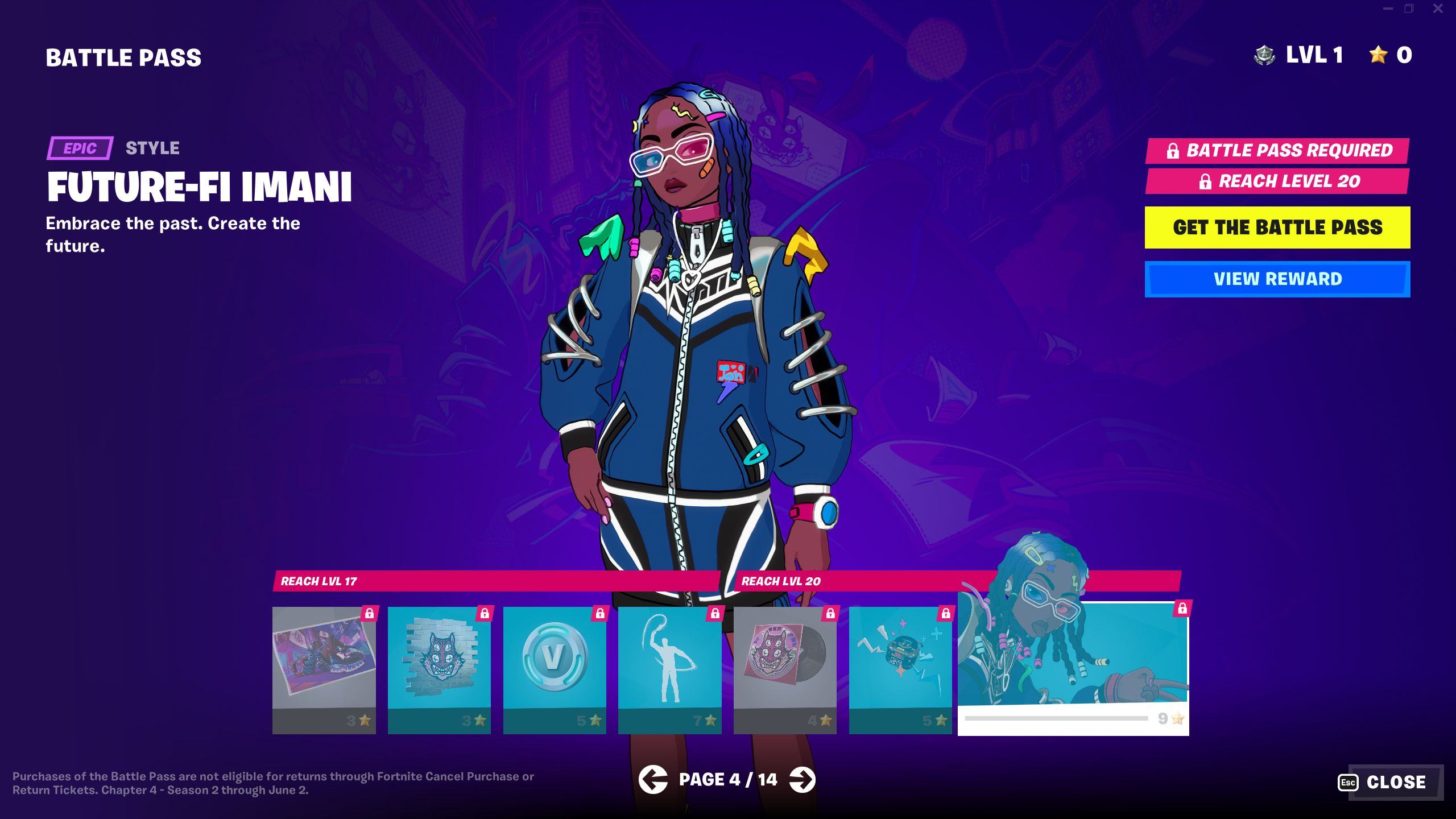 Fortnite Chapter 4 Season 2 Battle Pass Page 4