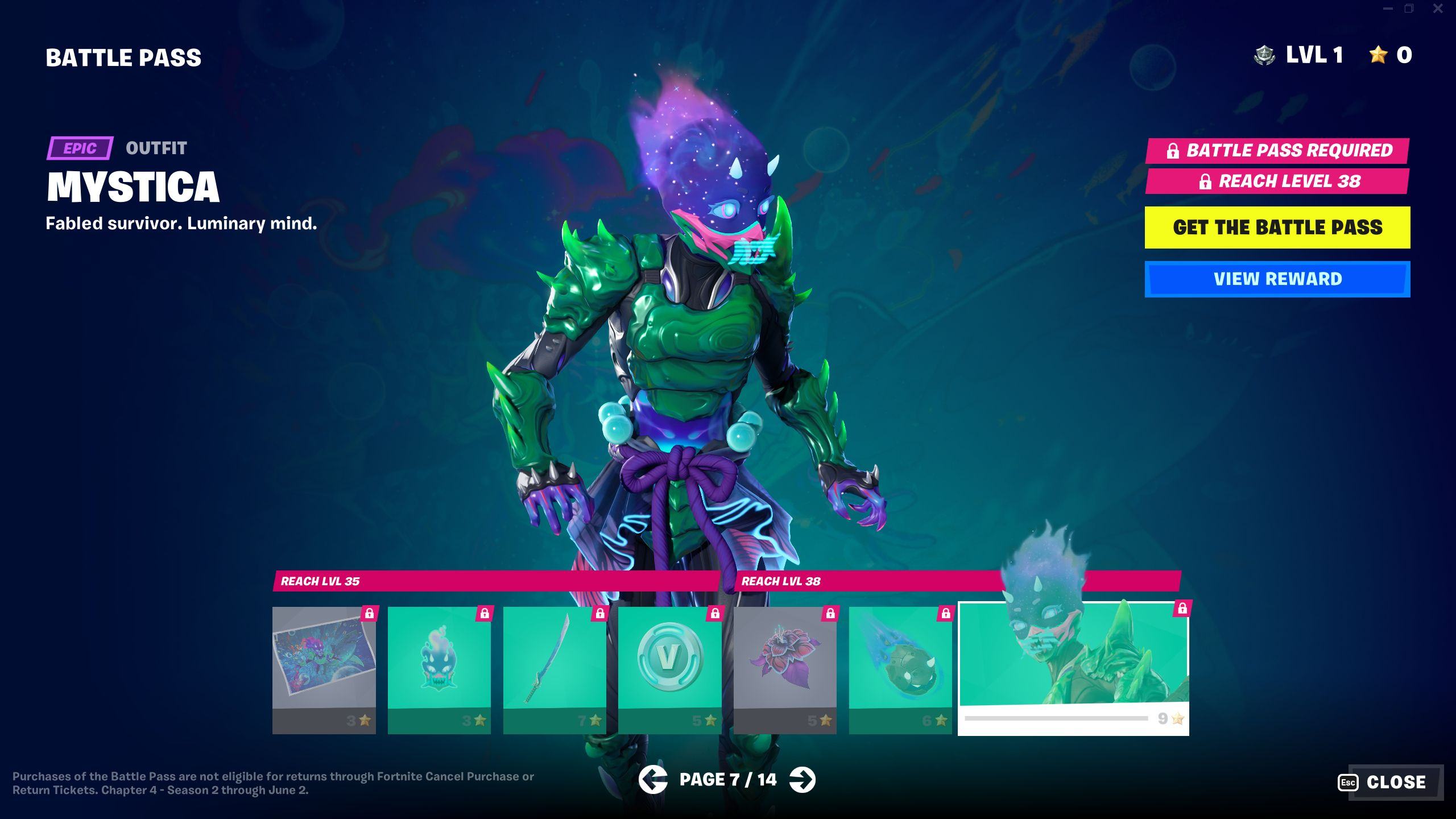 Fortnite Chapter 4 Season 2 Battle Pass Page 7