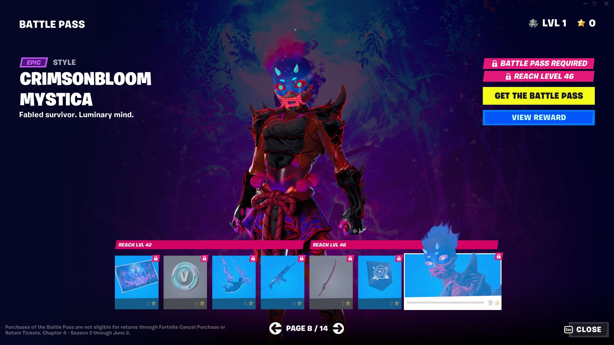 Fortnite Chapter 4 Season 2 Battle Pass Page 8