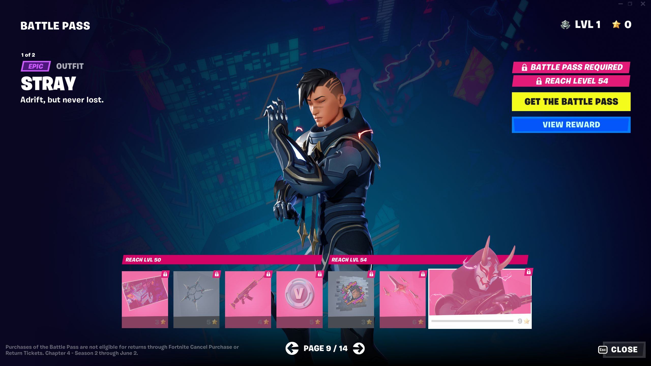 Fortnite Chapter 4 Season 2 Battle Pass Page 9